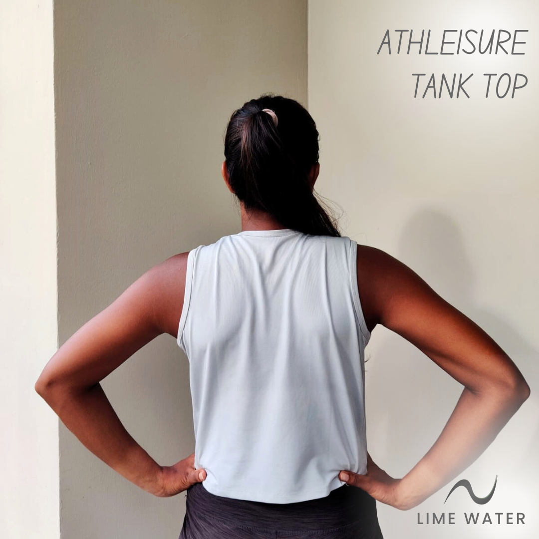 Free Flow - Sleeveless Relaxed Fit Short Top