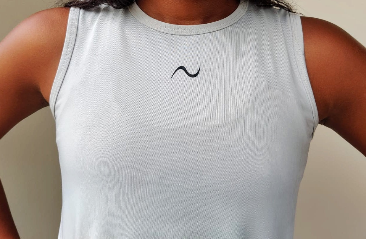 Free Flow - Sleeveless Relaxed Fit Short Top