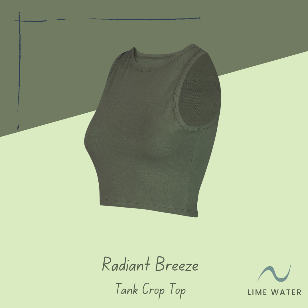 Radiant Breeze - Athleisure Tank Crop Top